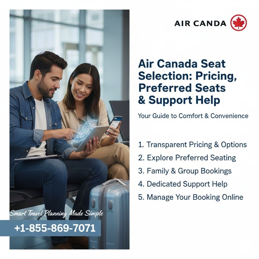 Air Canada Seat Selection: Pricing, Preferred Seats & Support Help